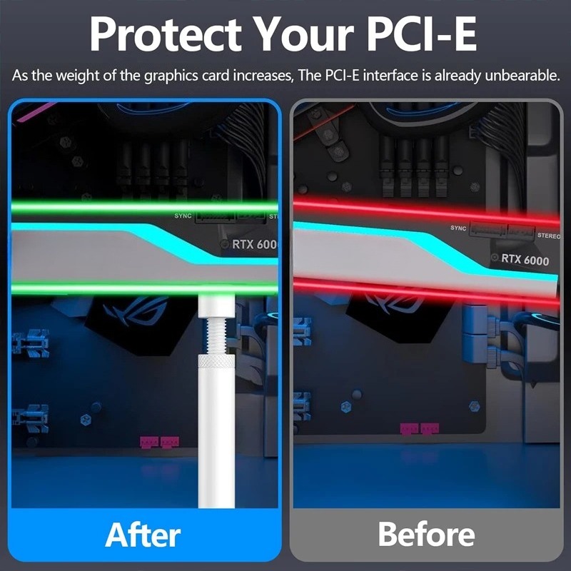 Aluminum GPU Anti Sag Bracket, - Pc Gaming Case 评论和价格